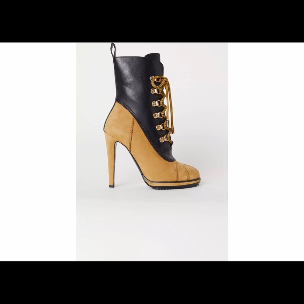 HM MOSCHINO LEATHER BOOTS SOLD OUT!